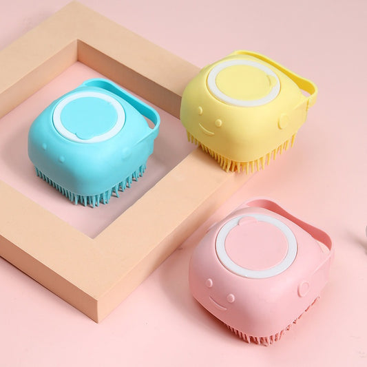 Silicone Bath Cleaning Brush for Pets and Babies